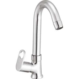 IRIS Prime Brass Chrome Finish Swan Neck Pillar Tap-12