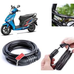 Auto Pearl PVC &a; Plastic Black Combination Cable Lock for Maestro Edge 110 BS6, 663-picture-34