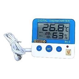 Lab Junction Digital Fridge Thermometer for Indoor/Outdoor Temperature, LJ-1496-15
