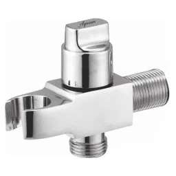 Aquieen Brass Chrome Finish Holder with Angle Valve for Hand Shower &a; Health Faucet-12
