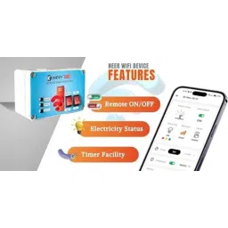 KrishiVerse Neer Wi-Fi Mobile Pump Controller with Current Sensor 50HP &a; 1-3 Phase Motor image 3