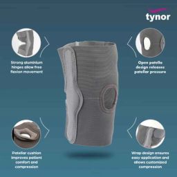 Tynor Elastic Knee Support, Size: M image 3