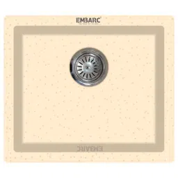 Embarc 21x18 inch Peach Aura Granite Quartz Kitchen Sink-image-37