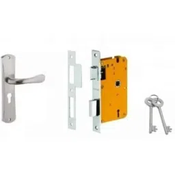 Dorset HL Series Lily 8 inch Stainless Steel Patina Finish Door Handle Lock Set with KY Mortise Lever Lock (Pack of 2)-picture-42