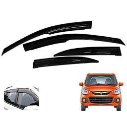 Auto Pearl 4 Pcs ABS Black Window Door Visor Set for Alto K10 New-17