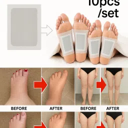 DOURMAA ORGANICS detox foot patches, foot pads, toxin remover, health foot patches, foot patch-16