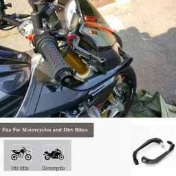 AllExtreme EXUL2RD 7/8 inch Metal Alloy CNC Red Handlebar Brake Protector with Clutch Lever Protection Guard Extra Durable, Adjustable Angle &a; Length for Motorcycle image 3