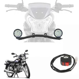 Cartronics 42W Complete Lighting System 14 Led Round Fog Lamp Light for Hero Motocorp Splendor Pro, CAR-2DQ81S-picture-15