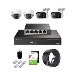 TP-Link VIGI C320I &a; C220I 2MP Indoor &a; Outdoor Network IP Combo Kit with 4 Channel NVR, 4 Camera, 5 Port POE Switch, 2TB HDD, D-LINK 100M LAN Cable-picture-17