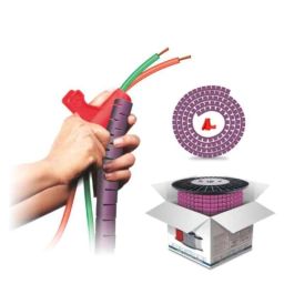 Noveau Safe-T-1ST 16mm 50m Virgin HDPE Metallic Violet Cable Zipper, NSFZ16MV0050-image-55