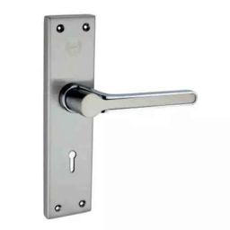 Harrison Ferrari 933717 200mm Stainless Steel CP Matt Finish Mortise Lock Set with Handle-picture-22