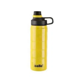 Cello Nitro 600ml Yellow Stainless Steel Vacuum Water Bottle, 405CSSB0494-picture-22