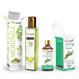 GoWoo 2 Pcs 10ml Natural Rosemary Aroma Oil &a; 100ml Moringa Seed Carrier Oil Set, GWOC1175-P43+P177-picture-49