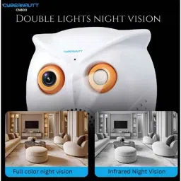 Cybernautt CN800 5MP Wi-Fi CCTV Camera with Bluetooth Speaker, Motion Detection &a; Supports SD Upto 64GB image 4