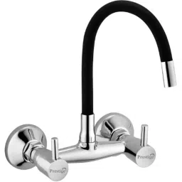 Prestige Dove Brass Chrome Finish Sink Mixer with Flexible Swivel Spout-image-81
