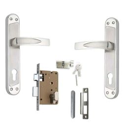 Atom Teana Stain Finish Double Stage Mortise Lock Set with 3 Keys-image-19