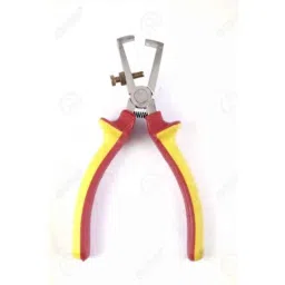 De Neers 170mm Red &a; Yellow Dipped Non Sparking Wire Stripper-picture-3