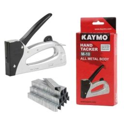 Kaymo M-10+ST2308 6-10mm Metal Body Hand Tacker with 20000 Pcs 23/8-H 8mm Heavy Duty Staples-22