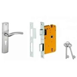 Dorset HL Series Onix 8 inch Stainless Steel Patina Finish Door Handle Lock Set with KY Mortise Lever Lock (Pack of 4)-picture-11