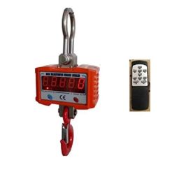 Metis 2000kg Aluminium Orange Digital Hanging Crane Scale with Wireless Remote-11