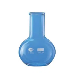 Borosil 5000ml Nerrow Mouth Flat Bottom Boiling Flask, 4060033-11