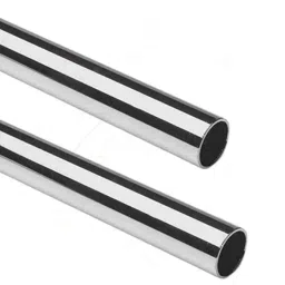 Generic SS4F 4ft Stainless Steel Silver Home Decor Curtain Pipe-picture-0