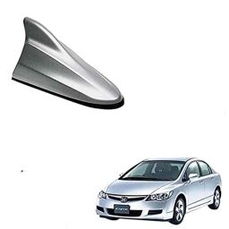 Auto Pearl ABS Silver Universal Replacement Shark Fin Car Roof Antenna For Honda Civic-image-82