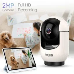 Pebble Helea HL-SC002 2MP White HD Smart Wi-Fi Camera with Motion Detect &a; Tracking, IR Night Vision, 2 way Audio &a; Privacy Mode image 2