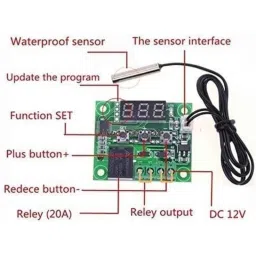 Nutronics W1209 10A 240V Digital Temperature Controller Thermostat (Pack of 2) image 4