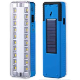 Pick Ur Needs 30W 20 SMD LED One Tube Blue 2 in 1 Rechargeable Solar Emergency Light, 1561-25