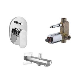 10X DV-5656 Brass Diverter with Wall Spout-image-19