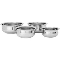 Classic Essentials 4 Pcs 1.9L Stainless Steel Mirror Finish Cookware Handi Set-picture-3