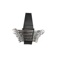 Forgesy 8 Pcs Stainless Steel Elliptical Double Open End Spanner with Hanging Tray, FORGESY311-16