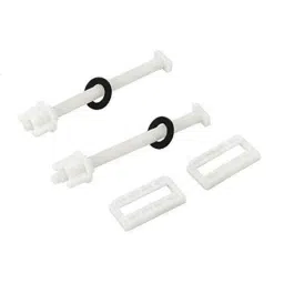 Elegant Casa 65x25mm Seat Cover Screw Hinges Set with 120mm Screw for Wall Hung &a; One Piece Toilets-15