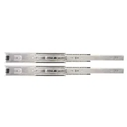 Link 2 Pcs 16 inch 45kg Silver Stainless Steel Telescopic Soft Close Drawer Channel Set-picture-11