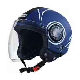 Studds Urban Super D1 Decor Plastic Matt Blue Open Face Helmets, Size: 580 mm-picture-42
