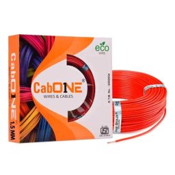 CabONE 1.5 Sqmm Red FR PVC Multi Strand Electrical Wire, CabONE013, Length: 90m-29
