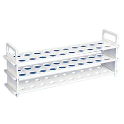 ELECOPTO 16mm 31 Holes Polypropylene Test Tube Stand with 3 Tier-31