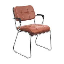 Da Urban Homy Brown Fabric &a; Foam Medium Back Study Chair with Arms-picture-38