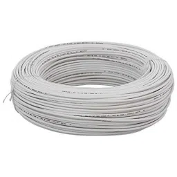 KEI 50 Sqmm 1 Core FRLSH White Copper PVC Insulated Unsheathed Multistrand Flexible Cable, Length: 100 m-picture-40