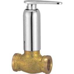 IRIS Brass Chrome Finish Slim Concealed Angle Valve-image-11
