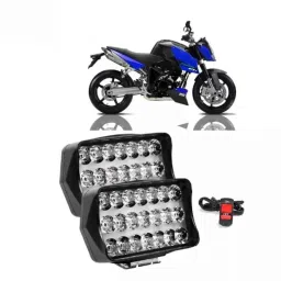 Cartronics 21 Led Fog Light with On/Off Switch for New Bajaj Pulsar 220 Dts-I WhiteSet Of 2 Pcs, CAR-E3UOVX-picture-1