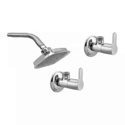 Fastgear 3 Pcs Marc Stainless Steel Silver Chrome Finish Bathroom Faucet Set, FG2228-image-65