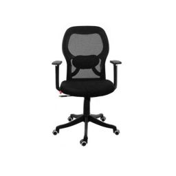 Rose Platinum Black Mid Back Mesh Office Chair-image-29