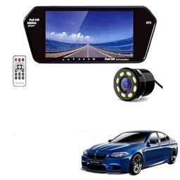 Auto Pearl CBP35 7 inch HD Bluetooth LED Touch Screen with 8 LED Reverse Camera for BMW M5-18