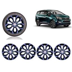 Auto Pearl 4 Pcs 15 inch Black ABS Press Type Hubcap Wheel Cover Set with Retention Ring for Mahindra Marazzo2019-picture-35