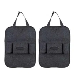 AllExtreme EXFBSOC 2 Pcs Car Backseat Multi Pocket Organizer Travel Bag Set-image-29