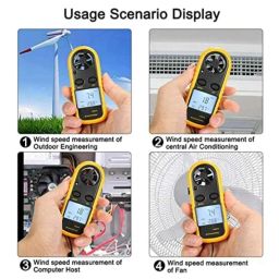 Real Instruments Digital LCD Wind Speed Meter, GM816 image 4