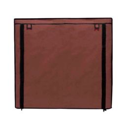Glowsilk 12 Shelves Metal &a; Non-Woven Brown Multipurpose Modular Shoe Rack-95