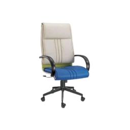 Paradise 53.3x53.3x76.2cm Mild Steel White &a; Blue High Back Revolving Chair, PME-4026-image-73